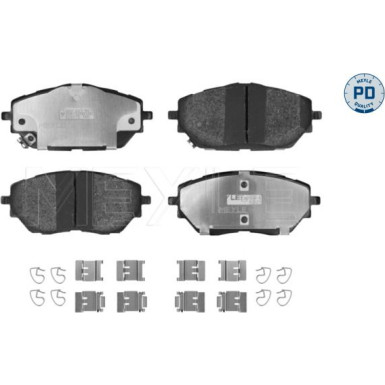Meyle Bremsbelagsatz, Scheibenbremse MEYLE-PD: Advanced performance and design 025 227 8218/PD