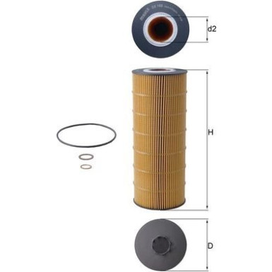 OX 168D Ölfilter OX 168D Ölfilter