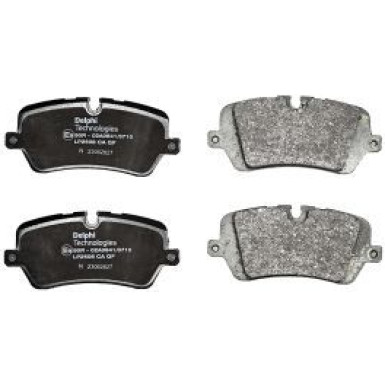Delphi Bremsbelagsatz, Scheibenbremse LP2508