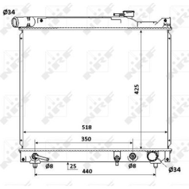 53912 Kühler, Motorkühlung 53912 Kühler, Motorkühlung