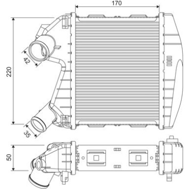 818730 Ladeluftkühler 818730 Ladeluftkühler