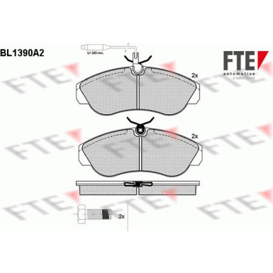 9010162 Bremsbelagsatz, Scheibenbremse