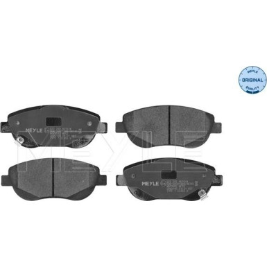 025 249 4619/W Bremsbelagsatz, Scheibenbremse MEYLE-ORIGINAL: True to OE.