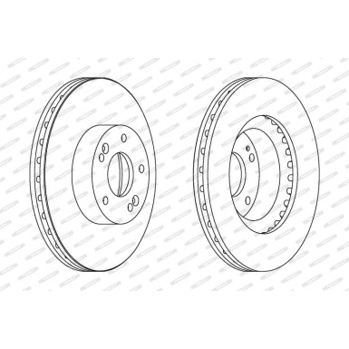 Ferodo | Bremsscheibe | DDF1630C