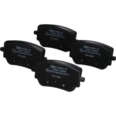 Valeo | Bremsbelagsatz, Scheibenbremse | 302551A