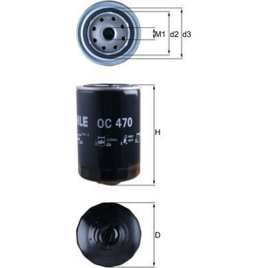 OC 470 Ölfilter