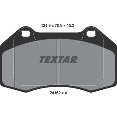 Textar Bremsbelagsatz, Scheibenbremse Q+ 2416201