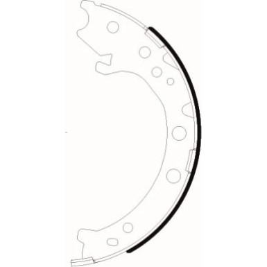 Textar | Bremsbackensatz, Feststellbremse | 91083100