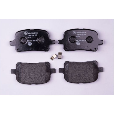 Hella | Bremsbelagsatz, Scheibenbremse | 8DB 355 009-351