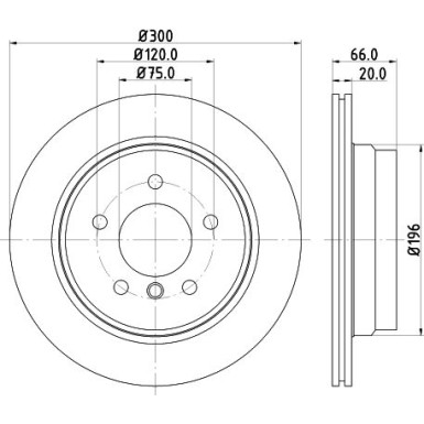Hella | Bremsscheibe | 8DD 355 117-831
