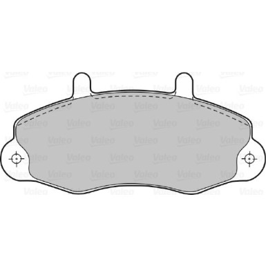 598036 Bremsbelagsatz, Scheibenbremse