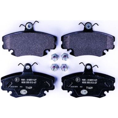 Hella Pagid | Bremsbelagsatz, Scheibenbremse | 8DB 355 012-671 Hella Pagid | Bremsbelagsatz, Scheibenbremse | 8DB 355 012-671
