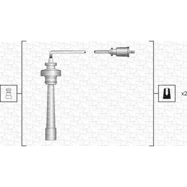 Magneti Marelli | Zündleitungssatz | 941318111192