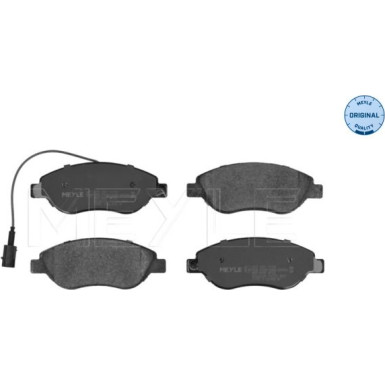 025 237 1119 Bremsbelagsatz, Scheibenbremse MEYLE-ORIGINAL: True to OE.