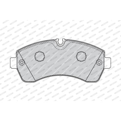 Ferodo | Bremsbelagsatz, Scheibenbremse | FVR1777