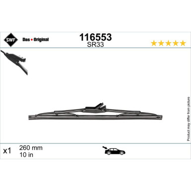 116553 Wischblatt DAS ORIGINAL REAR