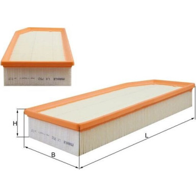 LX 752 Luftfilter LX 752 Luftfilter