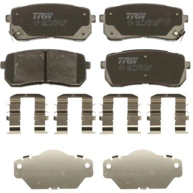 TRW Bremsbelagsatz, Scheibenbremse COTEC GDB3449