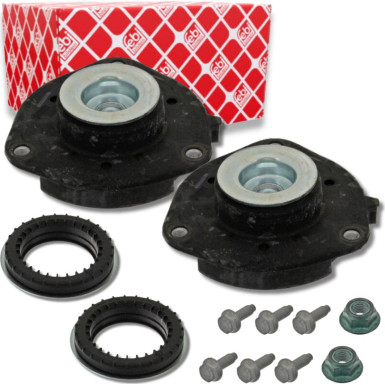 2x FEBI 37897 Reparatursatz, Federbeinstützlager Vorderachse links + rechts, mit Kugellager, Domlager 2x FEBI 37897 Reparatursatz, Federbeinstützlager Vorderachse links + rechts, mit Kugellager, Domlager