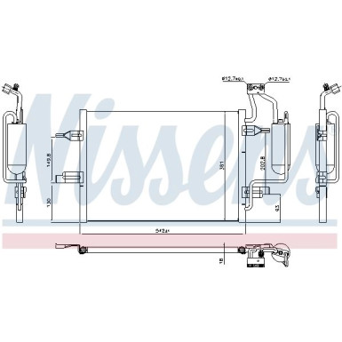 94624 Kondensator, Klimaanlage ** FIRST FIT **