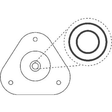 SM5639 Reparatursatz, Federbeinstützlager Suspension Mounting Kit