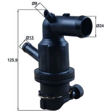 TH 56 87 Thermostat, Kühlmittel BEHR