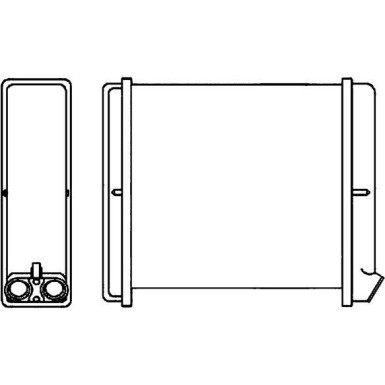 AH 170 000S Wärmetauscher, Innenraumheizung BEHR