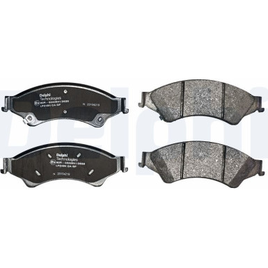 LP2484 Bremsbelagsatz, Scheibenbremse