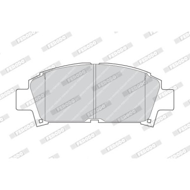 Ferodo | Bremsbelagsatz, Scheibenbremse | FDB928