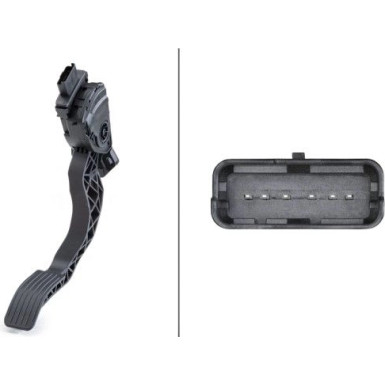 Hella | Sensor, Fahrpedalstellung | 6PV 009 949-831