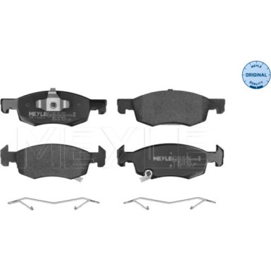 025 221 4317 Bremsbelagsatz, Scheibenbremse MEYLE-ORIGINAL: True to OE.