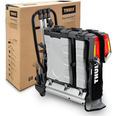 Fahrradhalter, Anhängekupplungsträger | Thule EasyFold XT 3 Bikes schwarz/aluminium | 934100