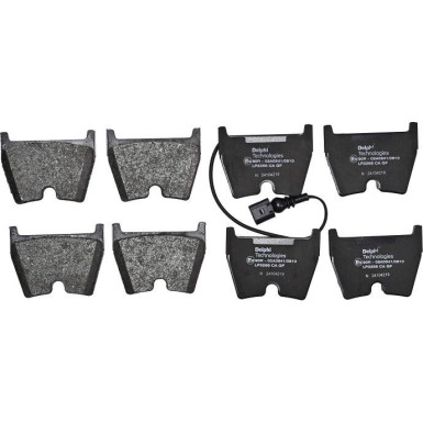 Delphi | Bremsbelagsatz, Scheibenbremse | LP3266 Delphi | Bremsbelagsatz, Scheibenbremse | LP3266