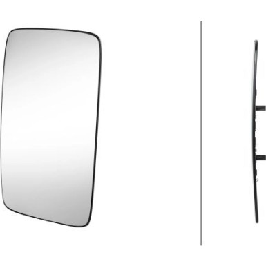 Hella | Spiegelglas, Außenspiegel | 9MX 563 716-022