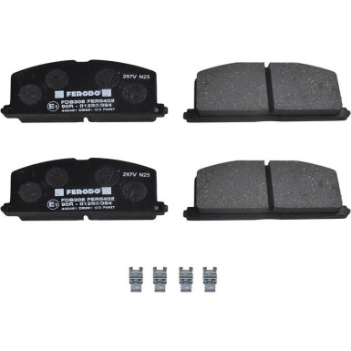 Ferodo Bremsbelagsatz, Scheibenbremse PREMIER ECO FRICTION FDB308