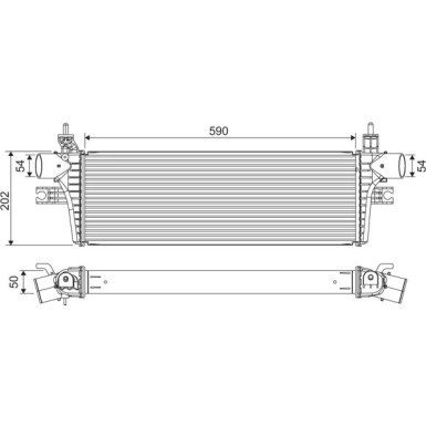 Valeo | Ladeluftkühler | 822918