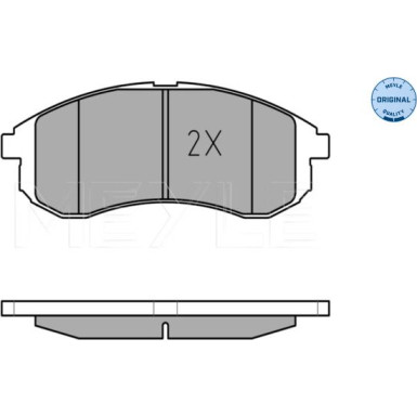 Meyle Bremsbelagsatz, Scheibenbremse MEYLE-ORIGINAL: True to OE 025 238 7914/W