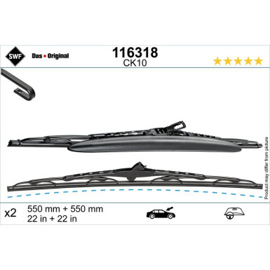 116318 Wischblatt DAS ORIGINAL SET
