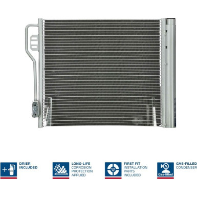 940185 Kondensator, Klimaanlage ** FIRST FIT **