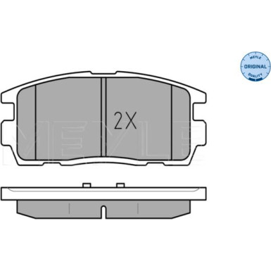Meyle Bremsbelagsatz, Scheibenbremse MEYLE-ORIGINAL: True to OE 025 244 9815/W