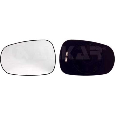 2 x ALKAR Spiegelglas, Außenspiegel | 6433164