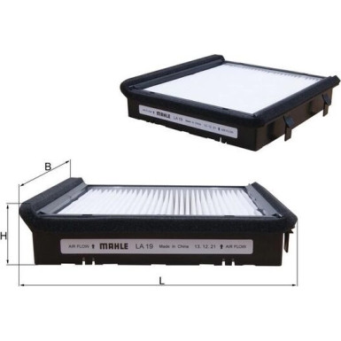 LA 19 Filter, Innenraumluft LA 19 Filter, Innenraumluft