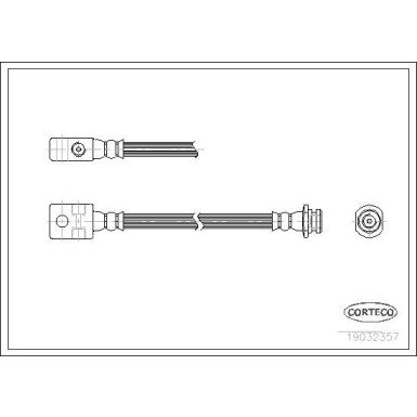 19032357 Bremsschlauch 19032357 Bremsschlauch
