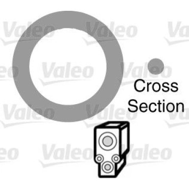 509136 Dichtung, Kühlmittelrohrleitung