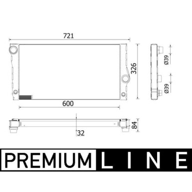 Mahle | Kühler, Motorkühlung | CR 956 000P