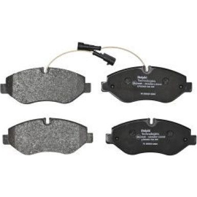 Delphi Bremsbelagsatz, Scheibenbremse LP2043