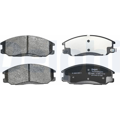 LP1743 Bremsbelagsatz, Scheibenbremse