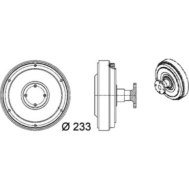 Mahle | Kupplung, Kühlerlüfter | CFC 98 000P