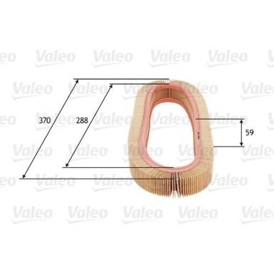Valeo | Luftfilter | 585693