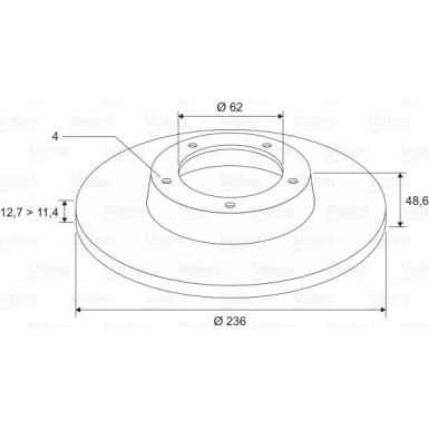 186714 Bremsscheibe 186714 Bremsscheibe